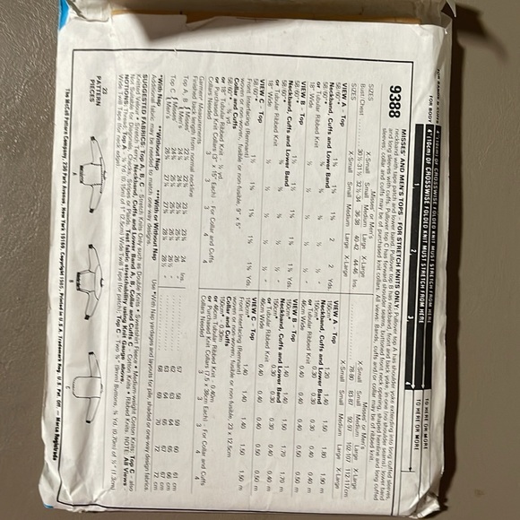 McCall’s pattern #9388 - Picture 2 of 4